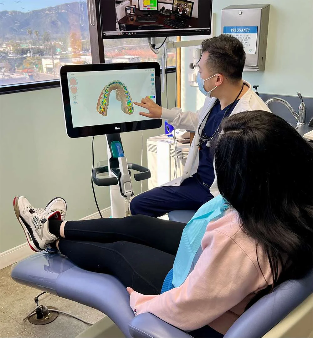 Dr. Chan consultation room at Glendale Dental Wellness